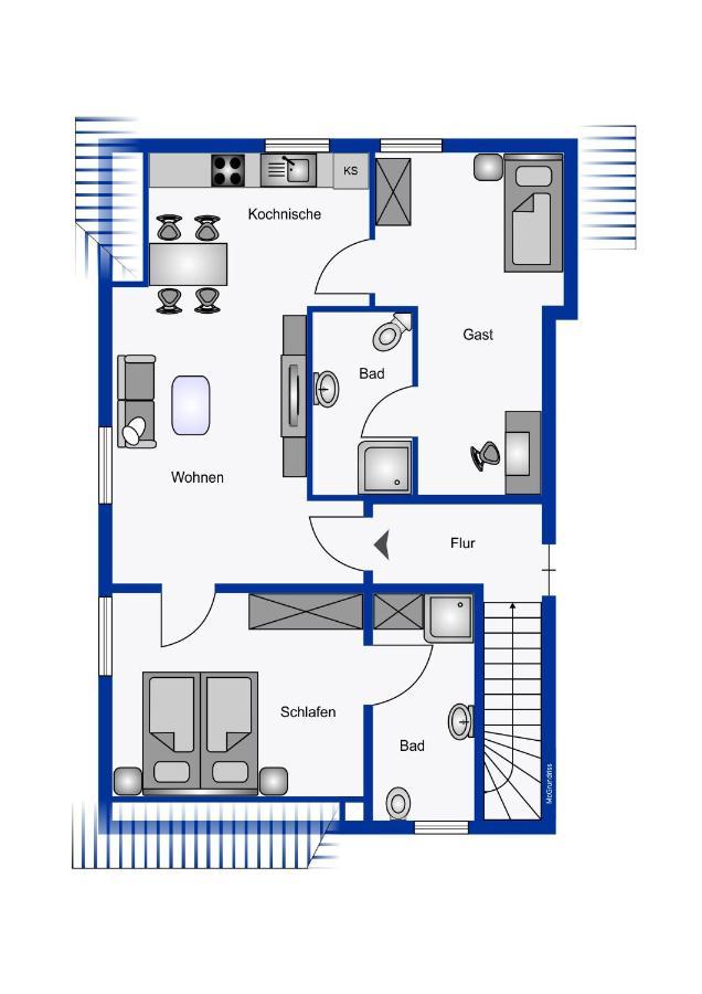 Ferienwohnung Klintum Oldsum Exteriér fotografie